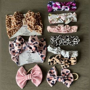 Posh Peanut Assorted Patterned Hair Bows for Kids